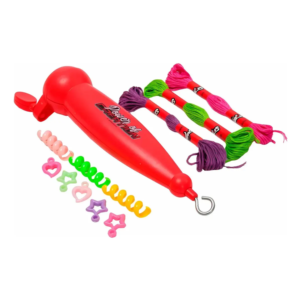 Estúdio de Cabelos da Marinette Kit Pulseira e Tererê MakeBrinq Miraculous Lady Bug POLIBRINQ