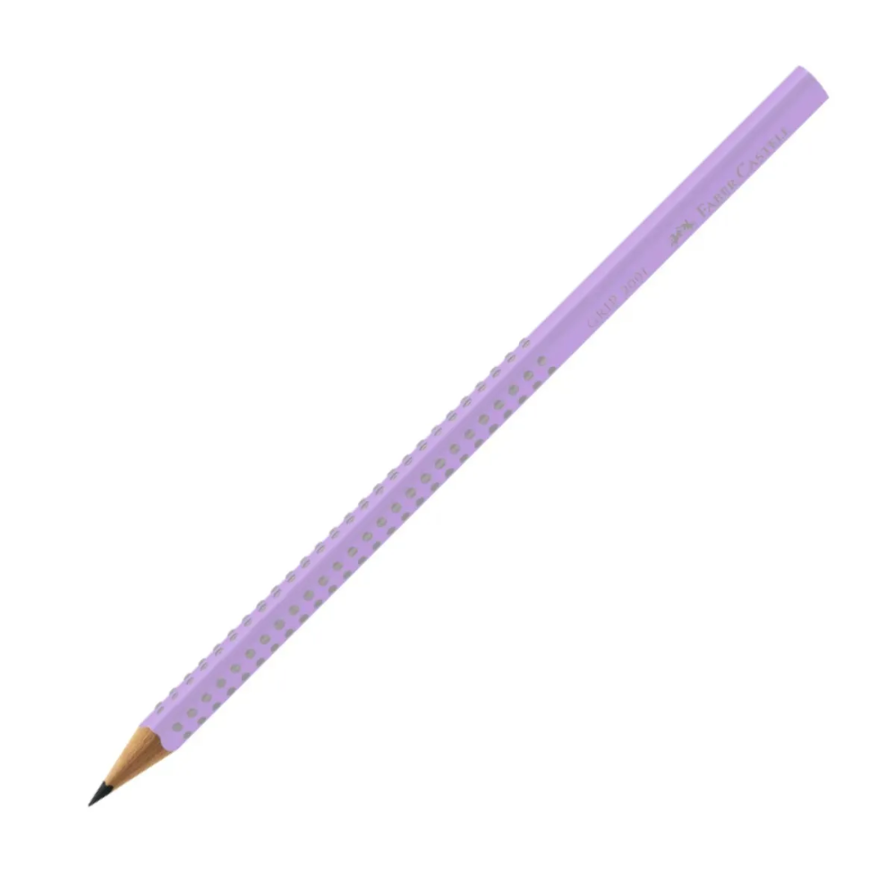Lápis de Escrever Triangular com Grip 2001 EcoLápis (Lilás) Pastel FABER CASTELL
