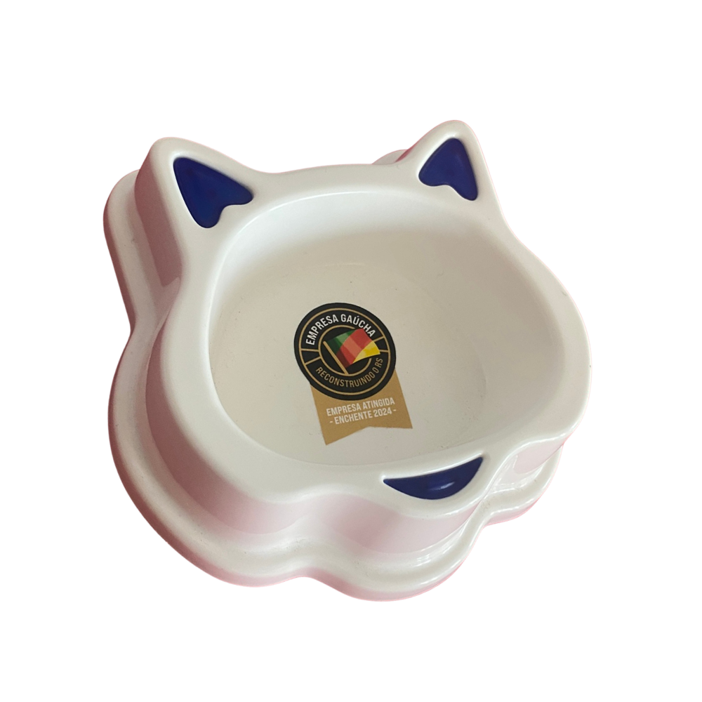 Comedouro Carinha de Gato 120ml POLYMER