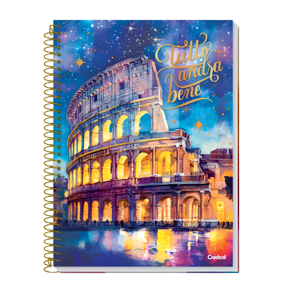 Caderno Universitários 10m 160fls Bella (Coliseu) CREDEAL