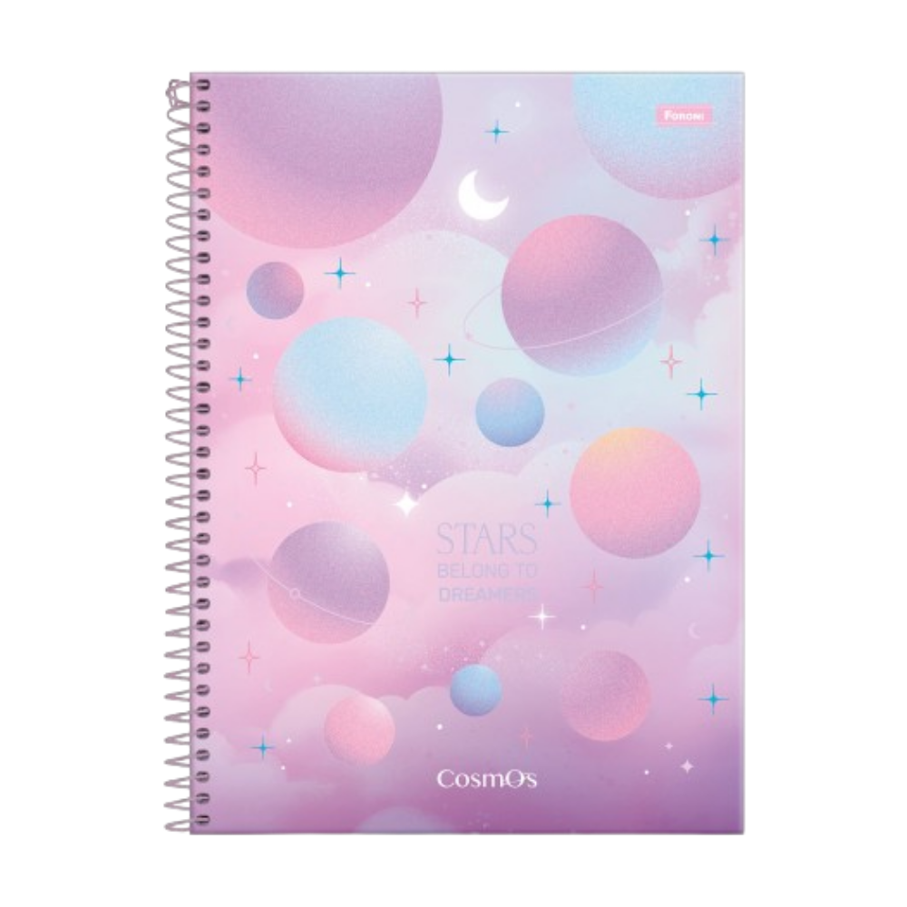 Caderno Universitário Cosmos 1m 80f (Stars) FORONI