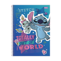 Caderno Universitário 1m 80fls Disney Stitch (Totally Out) FORONI