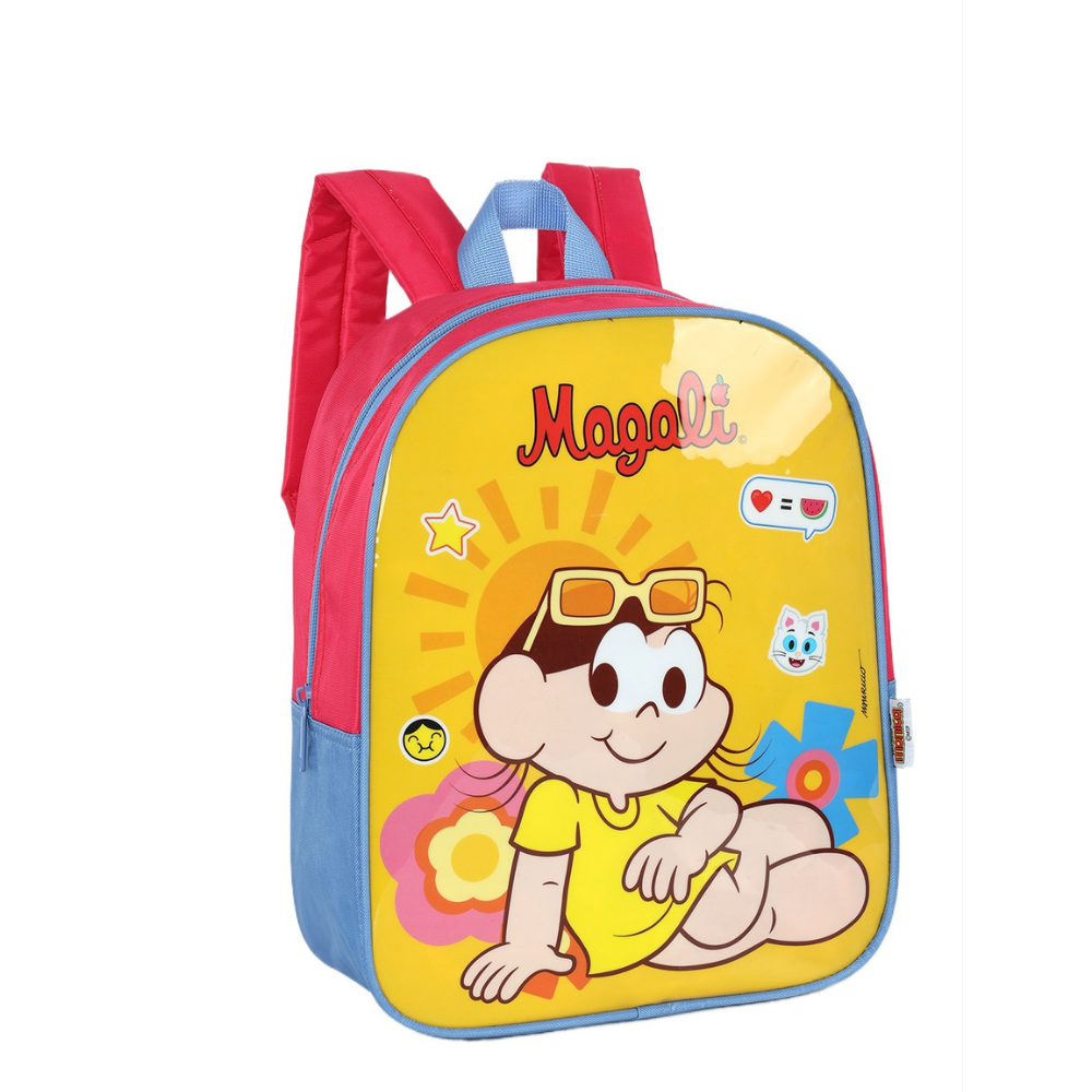 Mochila de Costas Infantil Turma da Mônica (Magali) LUXCEL