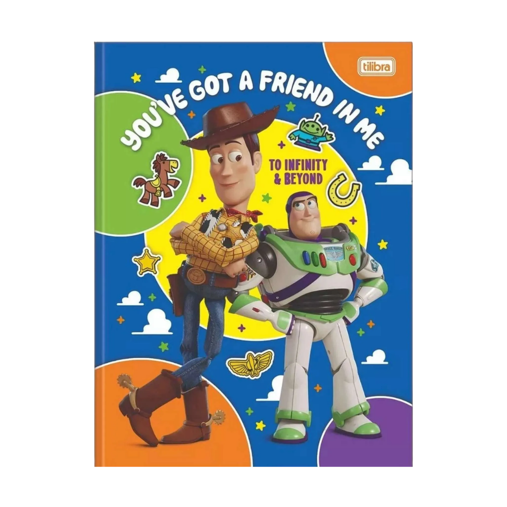 Caderno Brochurão Disney Toy Story 80f (Buzz e Woody) TILIBRA
