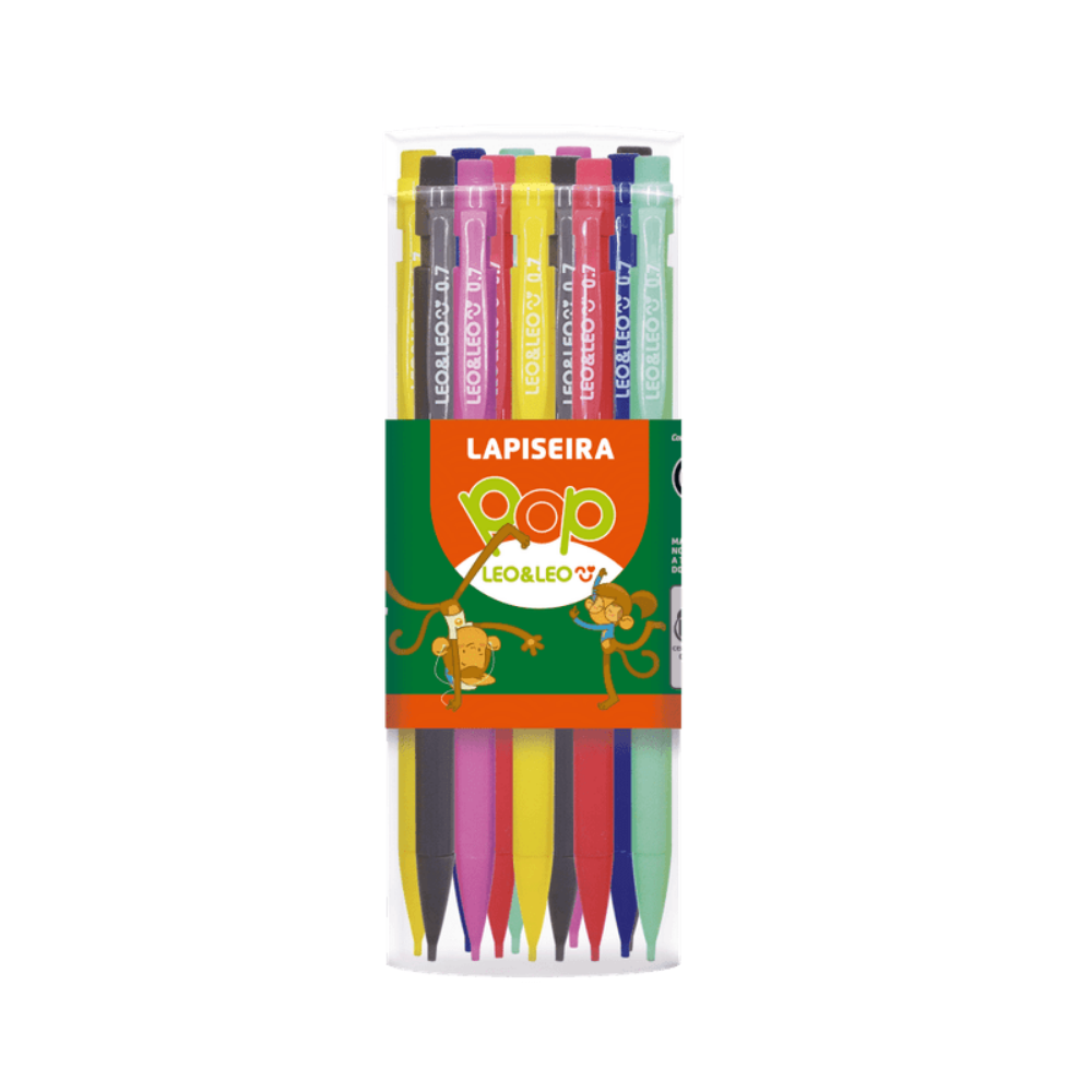 Lapiseira 0.7mm POP (Rosa) LEO&LEO