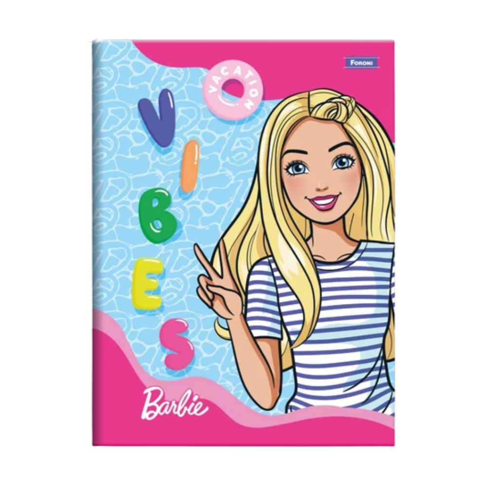 Caderno Brochurão Barbie 80f (Vibes) FORONI
