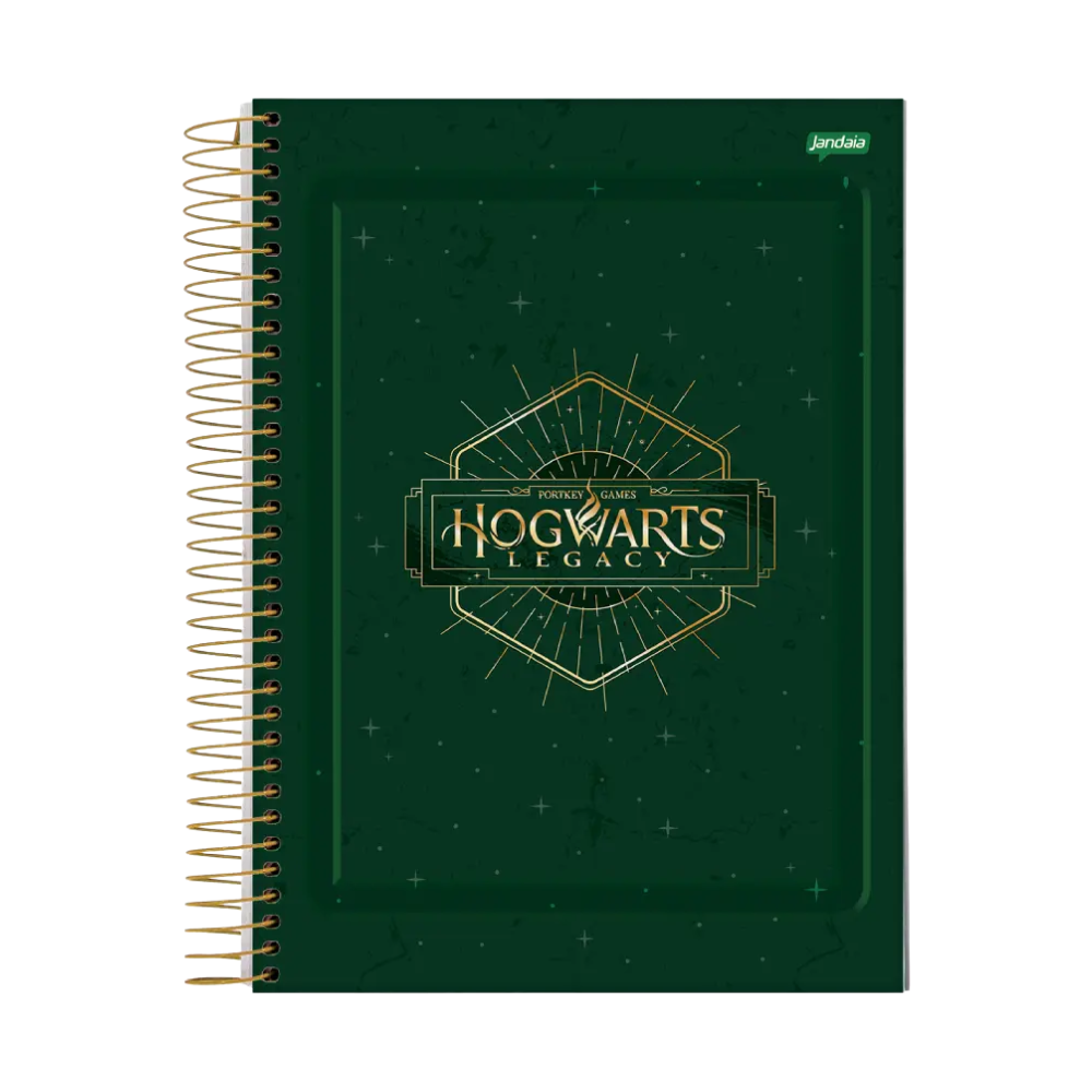 Caderno Universitário 10m 160fls Hogwarts Legacy (HL) JANDAIA