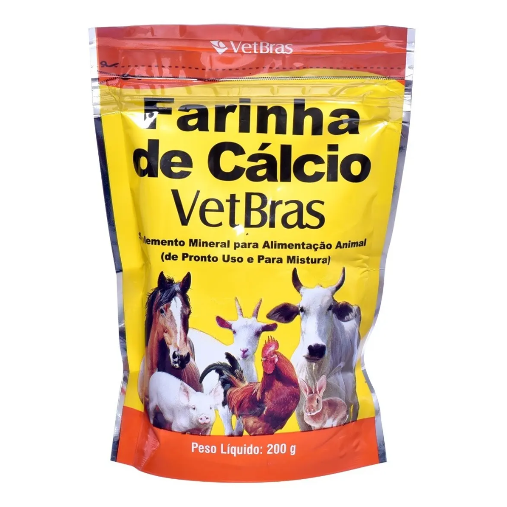 FARINHA DE CALCIO VETBRAS 200 G