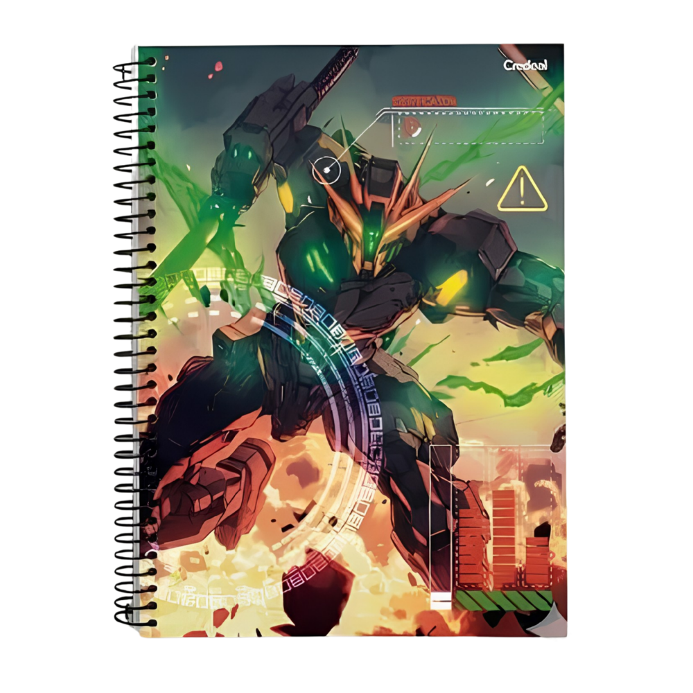Caderno Universitário 1m 80fls X-Tron (Modelo 3) CREDEAL