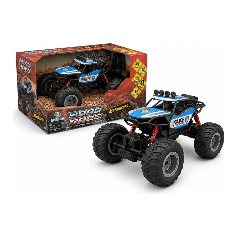 Carringo de Controle Remoto Road Rage Metalicars POLIBRINQ