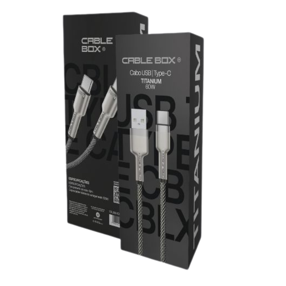 Cabo USB Tipo C Titanium CABLE BOX