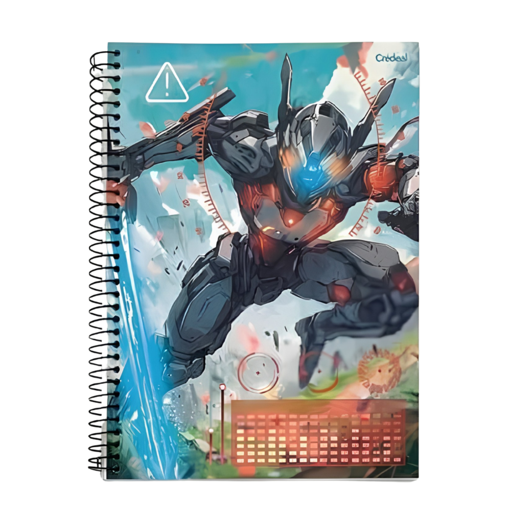 Caderno Universitário 1m 80fls X-Tron (Modelo 2) CREDEAL