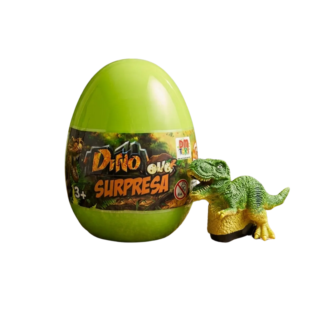 Dino Ovo Surpresa Dinossauro Pull Back DM TOYS