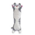 Almofada de Pelúcia Cachorro 70cm Dogão Hug Me Up (Cinza) POLIBRINQ