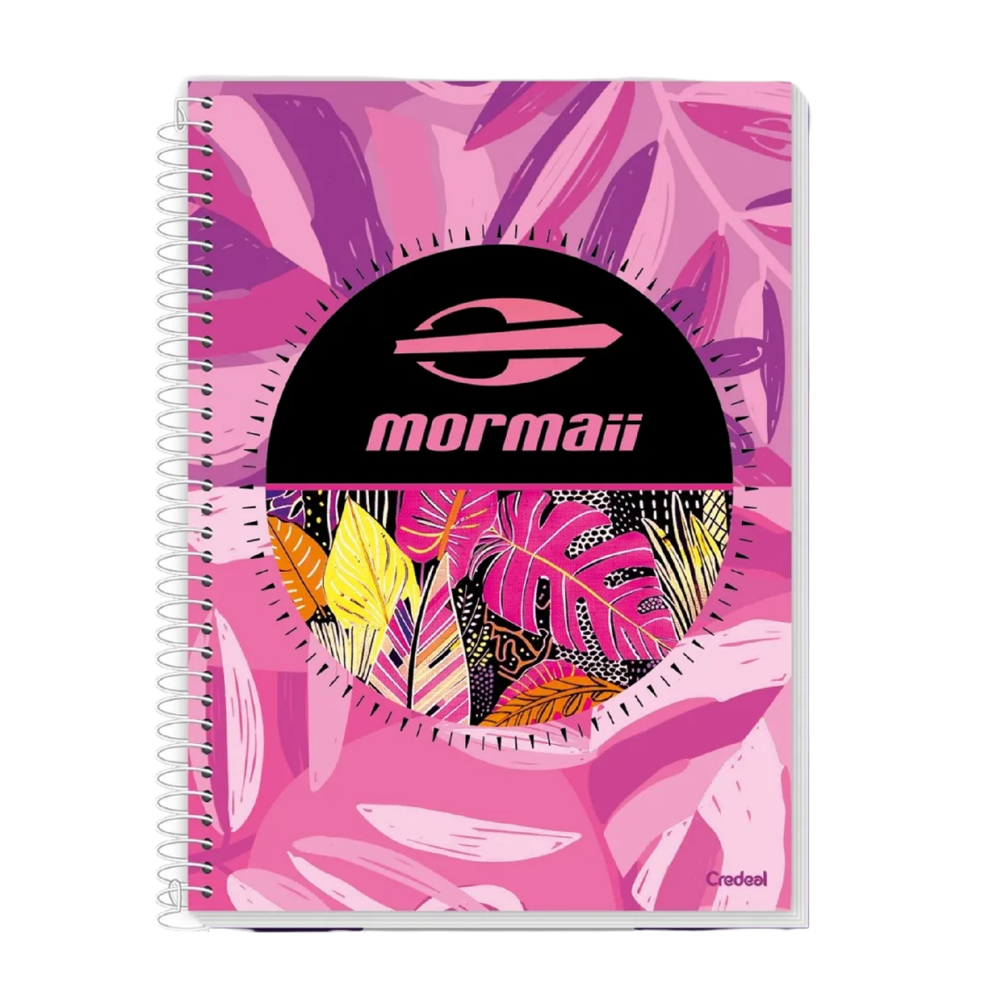 Caderno Universitário 10m 160fls Mormaii Feminino (Tropical) CREDEAL