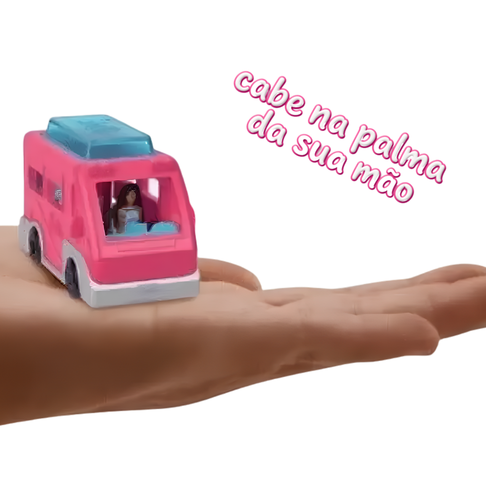 Boneca Barbie Mini Barbieland Veículo p/ Boneca Surpresa MATTEL