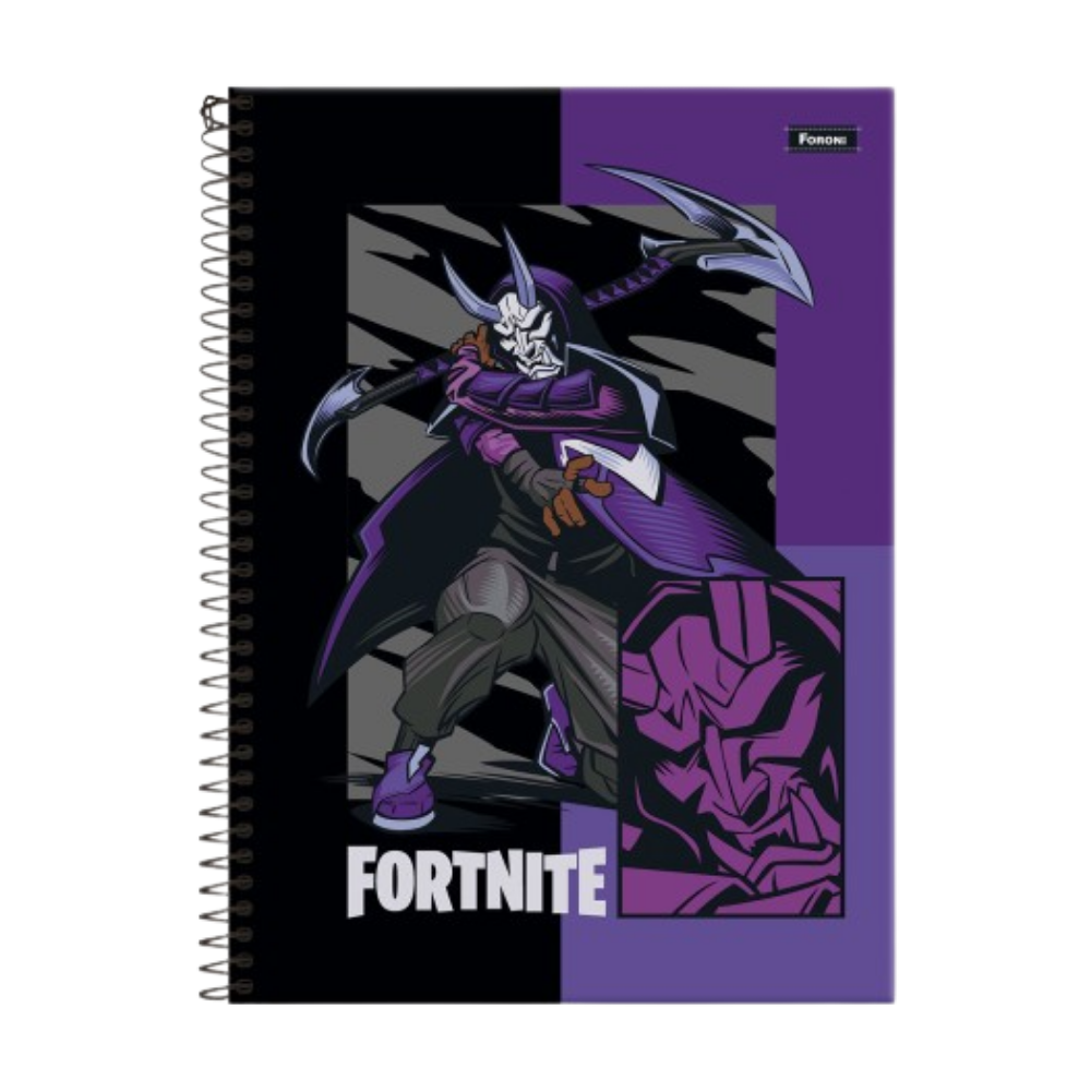 Caderno Universitário 1m 80fls Fortnite (Fade) FORONI
