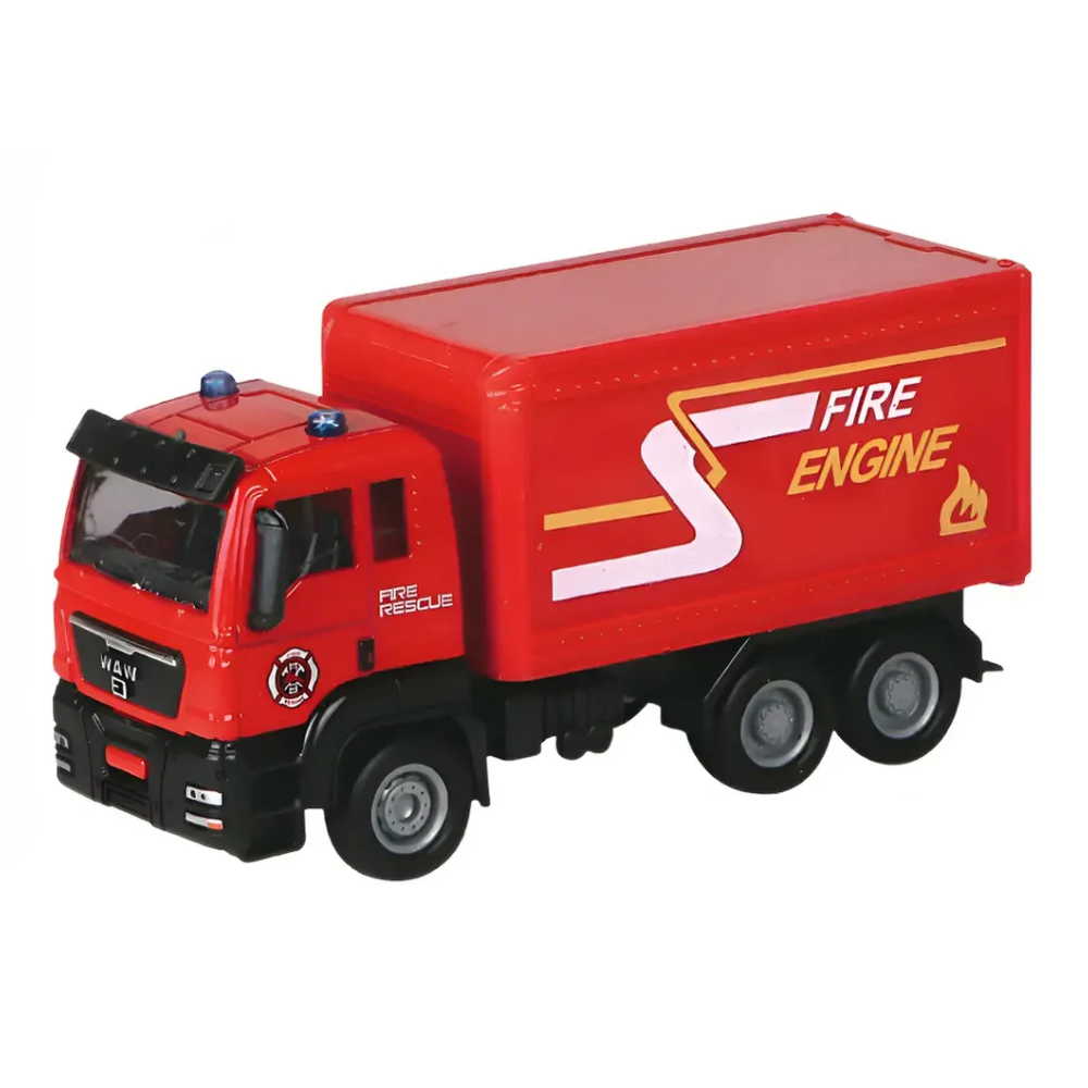 Carrinho de Brinquedo Super Trucks (Bombeiro) Coleção Profissões POLIBRINQ