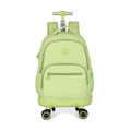 Mochila com Roda 360 Juvenil Verde UP4YOU LUXCEL