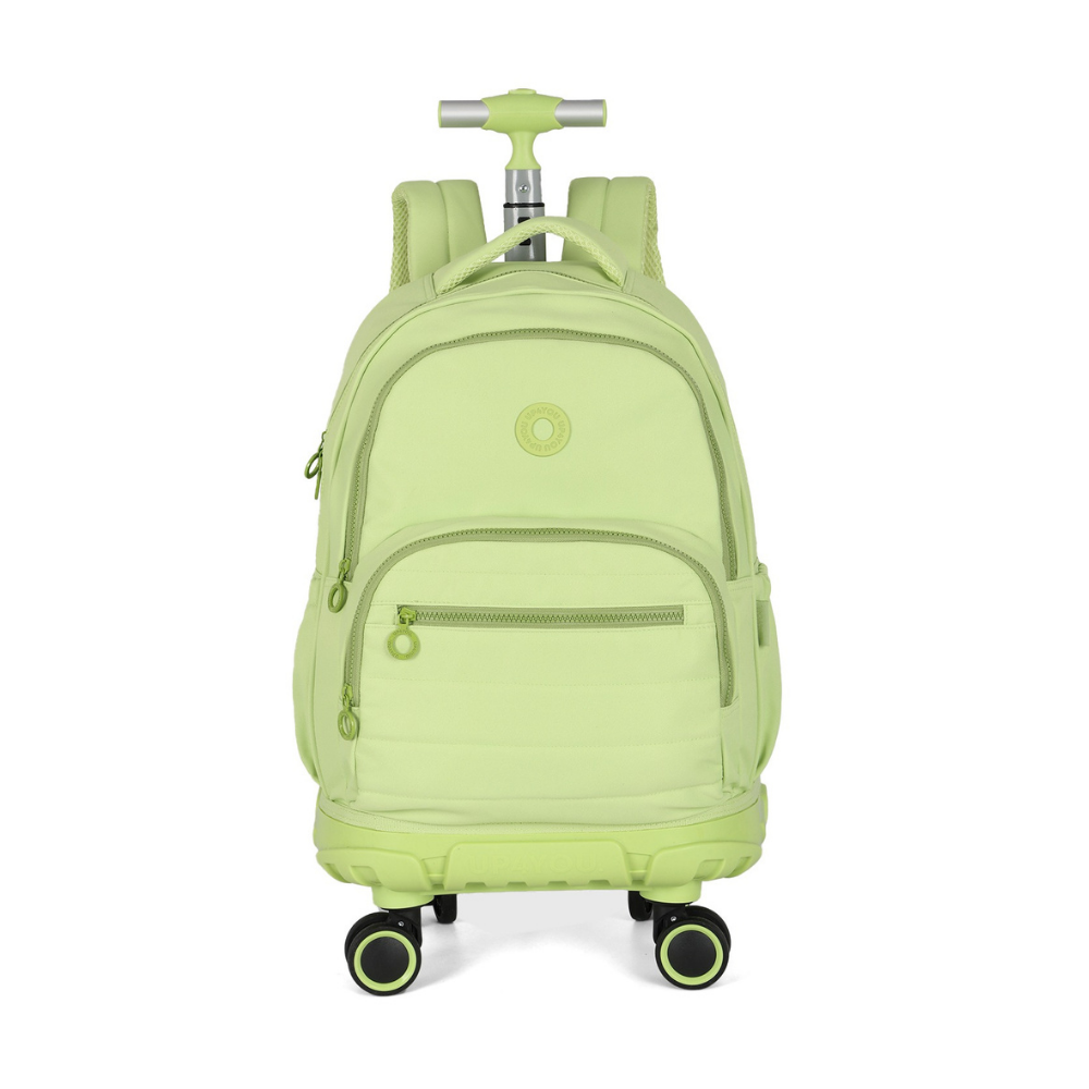 Mochila com Roda 360 Juvenil Verde UP4YOU LUXCEL