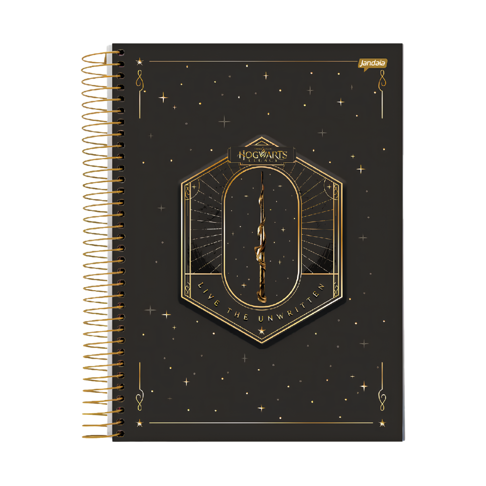 Caderno Universitário 10m 160fls Hogwarts Legacy (Varinha) JANDAIA