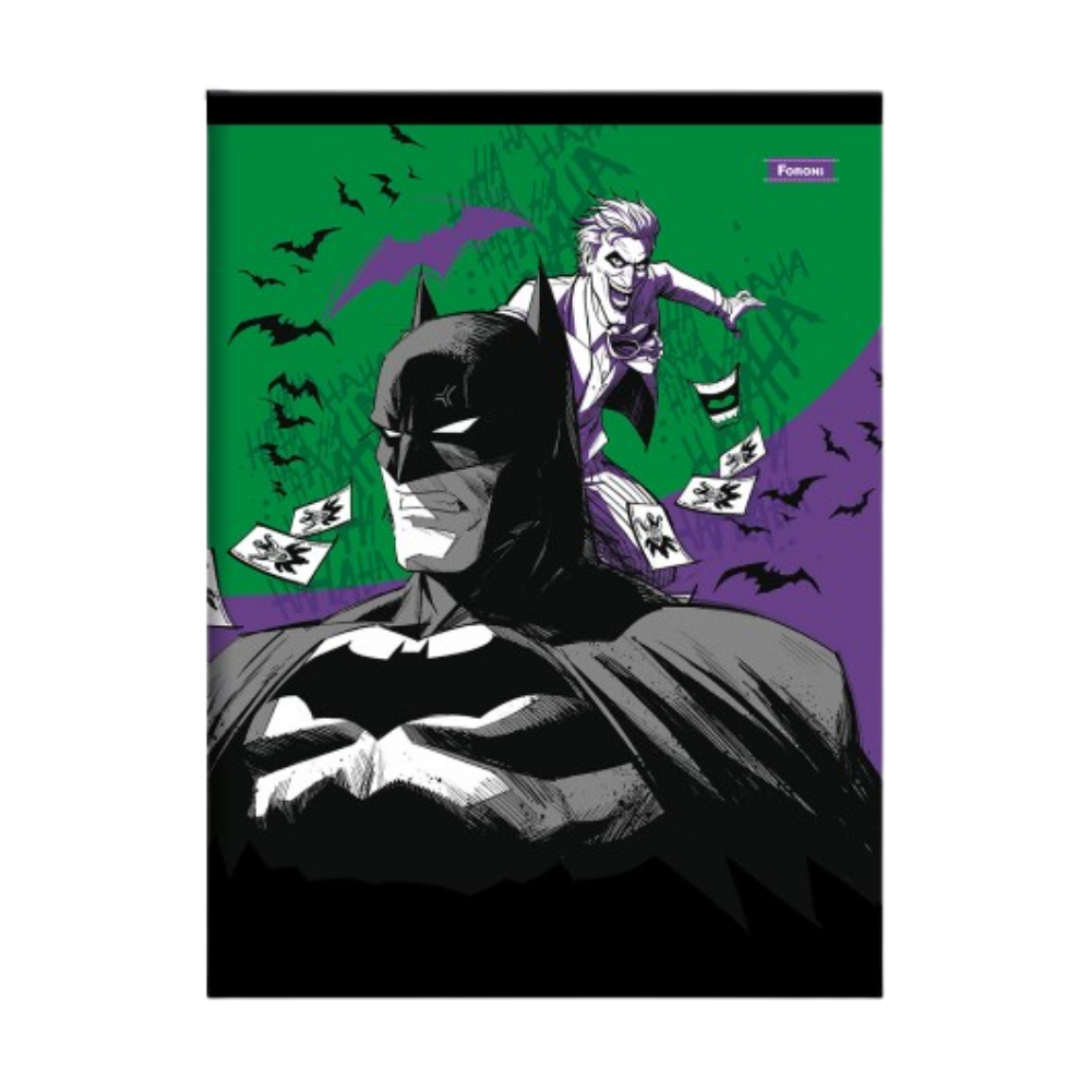 Caderno Brochurão DC Batman 80f (Batman e Coringa) FORONI