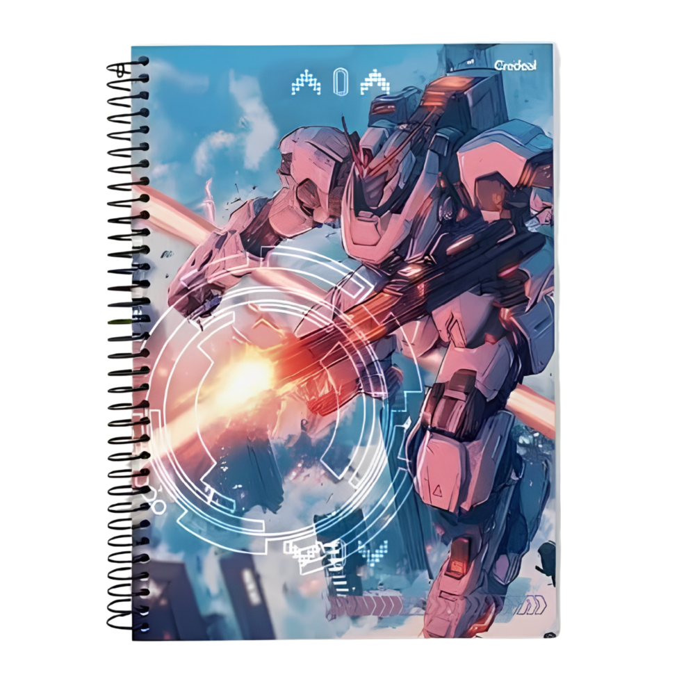 Caderno Universitário 1m 80fls X-Tron (Modelo 4) CREDEAL