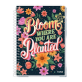 Caderno Universitário 1m 80fls Pétalas (Bloom) CREDEAL