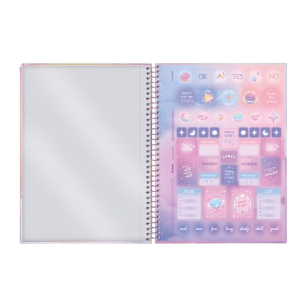 Caderno Universitário Cosmos 1m 80f (Suns) FORONI