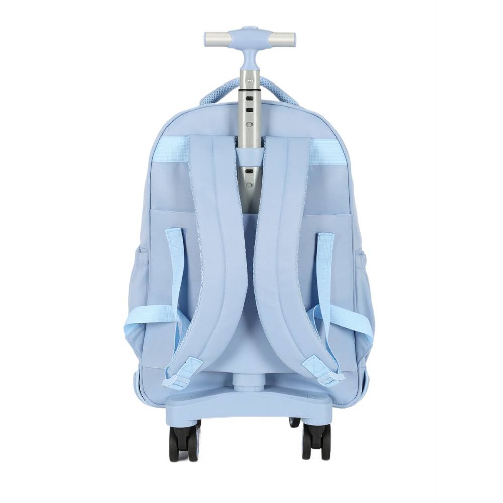 Mochila com Roda 360 Juvenil Azul UP4YOU LUXCEL