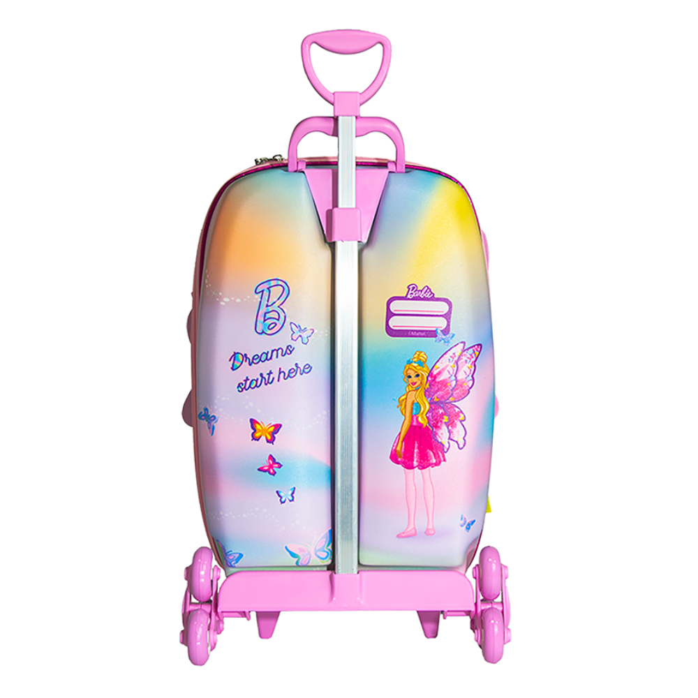Mala Infantil Barbie Borboleta MAXTOY DIPLOMATA