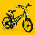 Bicicleta Infantil Aro 16 Old School Amarela 4 a 8 Anos LED + Pneu Grosso + Faro